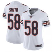 Wholesale Cheap Nike Bears #58 Roquan Smith White Women's Stitched NFL Vapor Untouchable Limited Jersey
