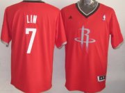 Wholesale Cheap Houston Rockets #7 Jeremy Lin Revolution 30 Swingman 2013 Christmas Day Red Jersey