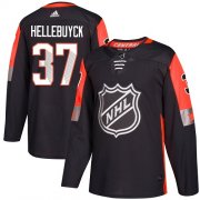 Wholesale Cheap Adidas Jets #37 Connor Hellebuyck Black 2018 All-Star Central Division Authentic Stitched NHL Jersey