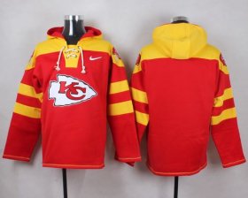Wholesale Cheap Nike Chiefs Blank Red Player Pullover NFL Hoodie