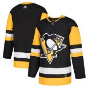 Wholesale Cheap Adidas Penguins Blank Black Home Authentic Stitched Youth NHL Jersey