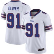 Wholesale Cheap Nike Bills #91 Ed Oliver White Men's Stitched NFL Vapor Untouchable Limited Jersey