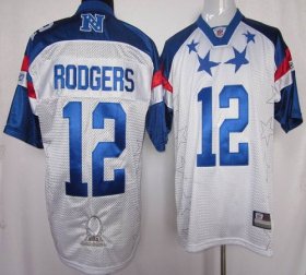 Wholesale Cheap Packers #12 Aaron Rodgers White 2012 Pro Bowl Stitched NFL Jersey