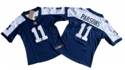 Cheap Women's Dallas Cowboys #11 Micah Parsons NavyWhite 2023 F.U.S.E. Limited Football Stitched Jersey(Run Small)