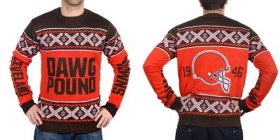 Wholesale Cheap Nike Browns Men\'s Ugly Sweater