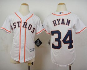 Wholesale Cheap Astros #34 Nolan Ryan White Cool Base Stitched Youth MLB Jersey