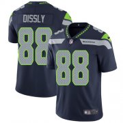 Wholesale Cheap Nike Seahawks #88 Will Dissly Steel Blue Team Color Men's Stitched NFL Vapor Untouchable Limited Jersey