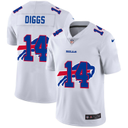 Wholesale Cheap Buffalo Bills #14 Stefon Diggs White Men's Nike Team Logo Dual Overlap Limited NFL Jersey