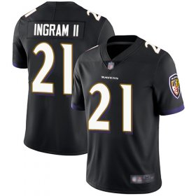Wholesale Cheap Nike Ravens #21 Mark Ingram II Black Alternate Men\'s Stitched NFL Vapor Untouchable Limited Jersey