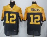 Wholesale Cheap Nike Packers #12 Aaron Rodgers Navy Blue Alternate Men's Stitched NFL New Limited Jersey