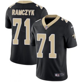 Wholesale Cheap Nike Saints #71 Ryan Ramczyk Black Team Color Men\'s Stitched NFL Vapor Untouchable Limited Jersey