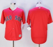 Wholesale Cheap Red Sox Blank Red New Cool Base Stitched MLB Jersey