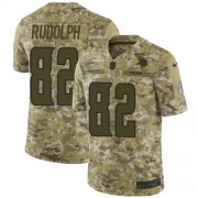 Wholesale Cheap Nike Vikings #82 Kyle Rudolph Camo Men's Stitched NFL Limited 2018 Salute To Service Jersey