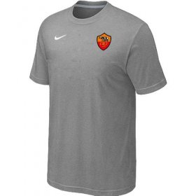 Wholesale Cheap Nike Roma Soccer T-Shirt Light Grey