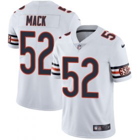 Wholesale Cheap Nike Bears #52 Khalil Mack White Men\'s Stitched NFL Vapor Untouchable Limited Jersey