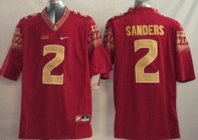 Wholesale Cheap Florida State Seminoles #2 Deion Sanders 2014 Red Limited Jersey
