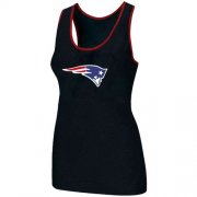 Wholesale Cheap Women's Nike New England Patriots Big Logo Tri-Blend Racerback Stretch Tank Top Black