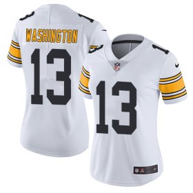 Wholesale Cheap Nike Steelers #13 James Washington White Women\'s Stitched NFL Vapor Untouchable Limited Jersey