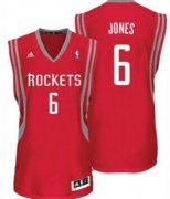 Wholesale Cheap Houston Rockets #6 Terrence Jones Red Swingman Jersey
