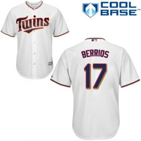 Wholesale Cheap Twins #17 Jose Berrios White Cool Base Stitched Youth MLB Jersey