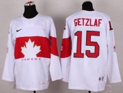 Wholesale Cheap Olympic 2014 CA. #15 Ryan Getzlaf White Stitched NHL Jersey