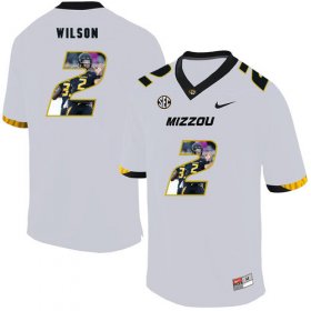 Wholesale Cheap Missouri Tigers 2 Micah Wilson White Nike Fashion College Football Jersey