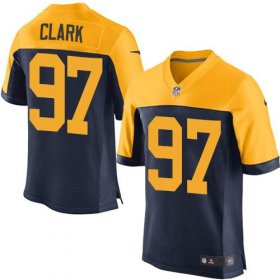 Wholesale Cheap Nike Packers #97 Kenny Clark Navy Blue Alternate Men\'s Stitched NFL New Elite Jersey