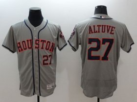 Wholesale Cheap Astros #27 Jose Altuve Grey Flexbase Authentic Collection Stitched MLB Jersey