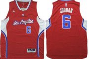 Wholesale Cheap Los Angeles Clippers #6 DeAndre Jordan Revolution 30 Swingman 2014 New Red Jersey