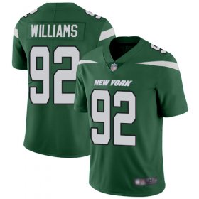 Wholesale Cheap Nike Jets #92 Leonard Williams Green Team Color Men\'s Stitched NFL Vapor Untouchable Limited Jersey