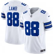Wholesale Cheap Men's Dallas Cowboys #88 CeeDee Lamb White 2023 F.U.S.E. Limited Stitched Football Jersey