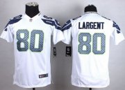 Wholesale Cheap Nike Seahawks #80 Steve Largent White Youth Stitched NFL Elite Jersey