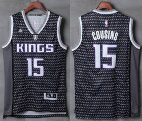 Wholesale Cheap Men\'s Sacramento Kings #15 DeMarcus Cousins adidas Purple 2016 Christmas Day Stitched NBA Swingman Jersey