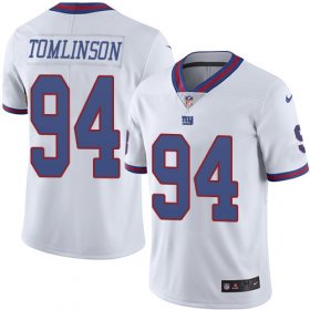 Wholesale Cheap Nike Giants #94 Dalvin Tomlinson White Men\'s Stitched NFL Limited Rush Jersey