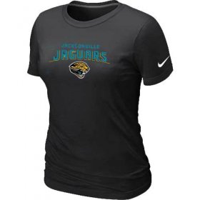 Wholesale Cheap Women\'s Nike Jacksonville Jaguars Heart & Soul NFL T-Shirt Black
