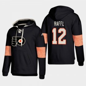 Wholesale Cheap Philadelphia Flyers #12 Michael Raffl Black adidas Lace-Up Pullover Hoodie