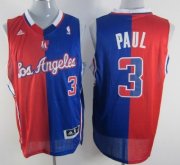 Wholesale Cheap Los Angeles Clippers #3 Chris Paul Revolution 30 Swingman Red/Blue Two Tone Jersey