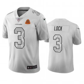 Wholesale Cheap Denver Broncos #3 Drew Lock White Vapor Limited City Edition NFL Jersey