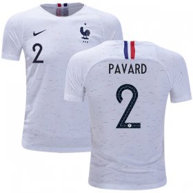 Wholesale Cheap France #2 Pavard Away Kid Soccer Country Jersey