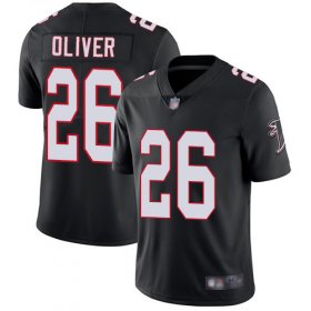 Wholesale Cheap Nike Falcons #20 Isaiah Oliver Black Alternate Men\'s Stitched NFL Vapor Untouchable Limited Jersey