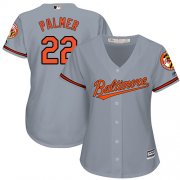 Wholesale Cheap Orioles #22 Jim Palmer Grey Road Women's Stitched MLB Jersey