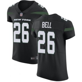 Wholesale Cheap Nike Jets #26 Le\'Veon Bell Black Alternate Men\'s Stitched NFL Vapor Untouchable Elite Jersey