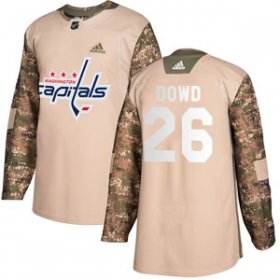 Wholesale Cheap Men\'s Washington Capitals #26 Nic Dowd Adidas Authentic Veterans Day Practice Jersey - Camo