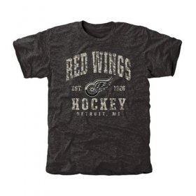 Wholesale Cheap Men\'s Detroit Red Wings Black Camo Stack T-Shirt