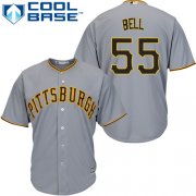 Wholesale Cheap Pirates #55 Josh Bell Grey Cool Base Stitched Youth MLB Jersey