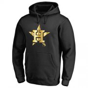 Wholesale Cheap Houston Astros Gold Collection Pullover Hoodie Black