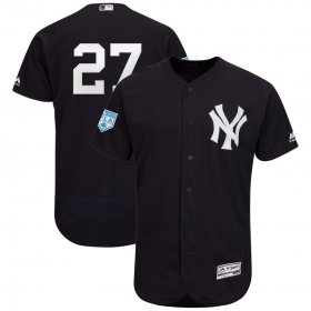 Wholesale Cheap Yankees #27 Giancarlo Stanton Navy 2019 Spring Training Flex Base Stitched MLB Jersey