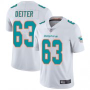 Wholesale Cheap Nike Dolphins #63 Michael Deiter White Men's Stitched NFL Vapor Untouchable Limited Jersey