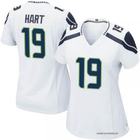 Wholesale Cheap Women\'s Seattle Seahawks #19 Penny Hart Nike White Game Jersey