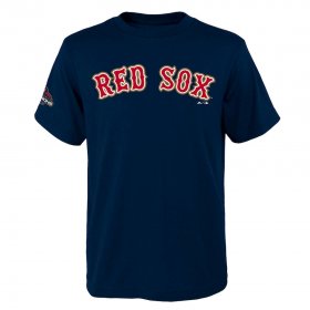 Wholesale Cheap Boston Red Sox Majestic Youth 2019 Gold Program Wordmark T-Shirt Navy